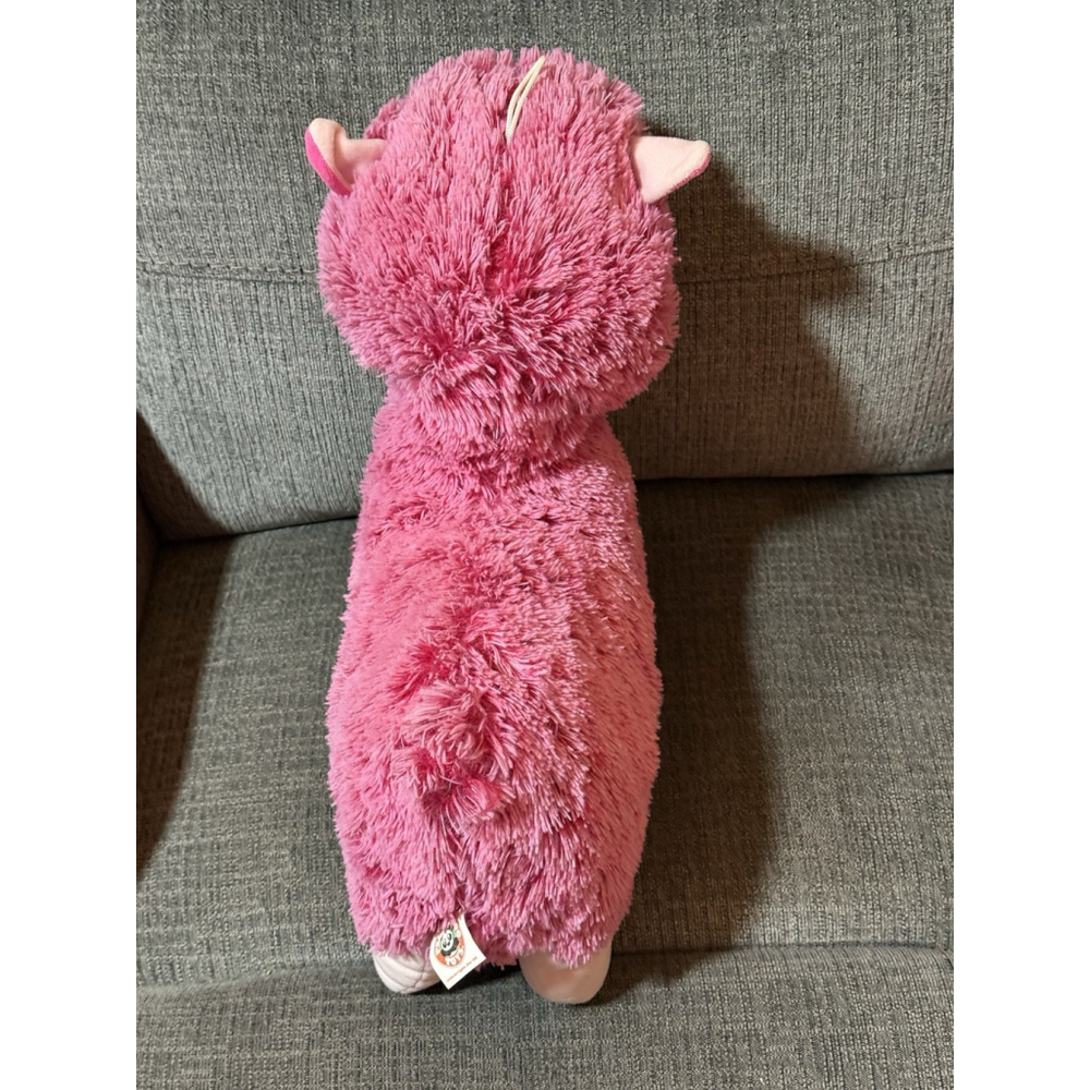 Peek a Boo Toys Pink Dolly Liana Alpaca Soft Plush Stuffed - Picture 4 of 7